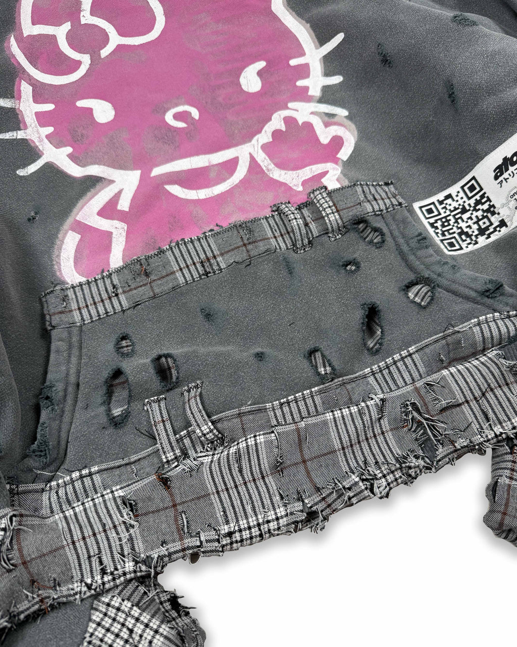 FCK U NEKO - distressed Hoodie