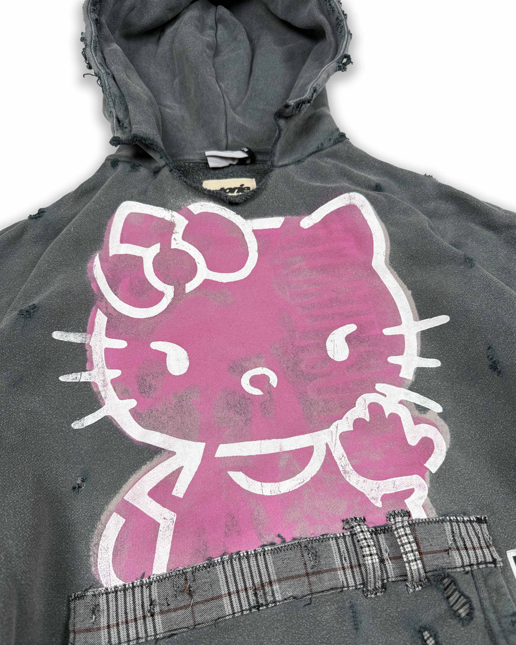 FCK U NEKO - distressed Hoodie