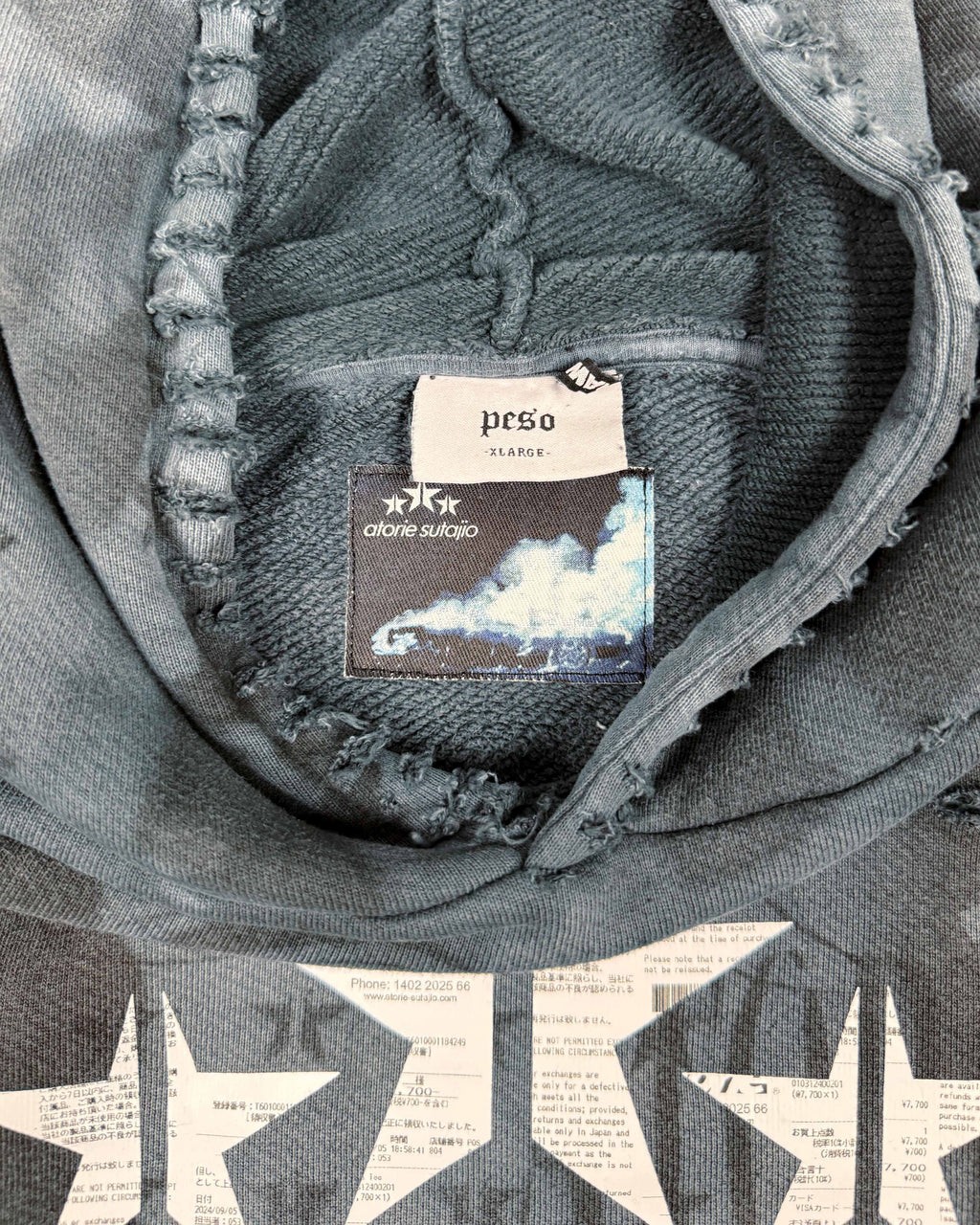 GUN_SLATE-BLUE - Camo Hoodie