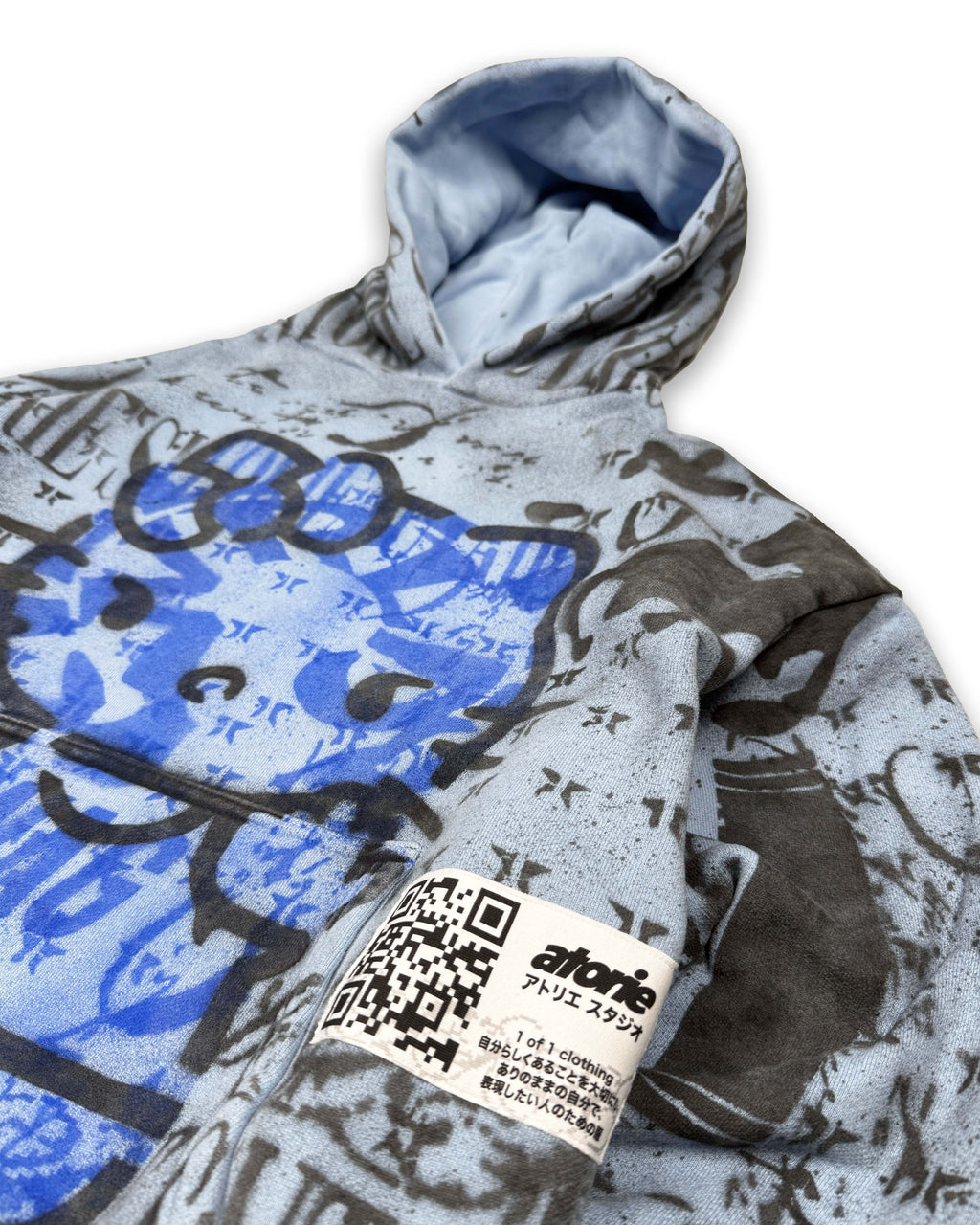 FCK U NEKO - Baby Blue Hoodie