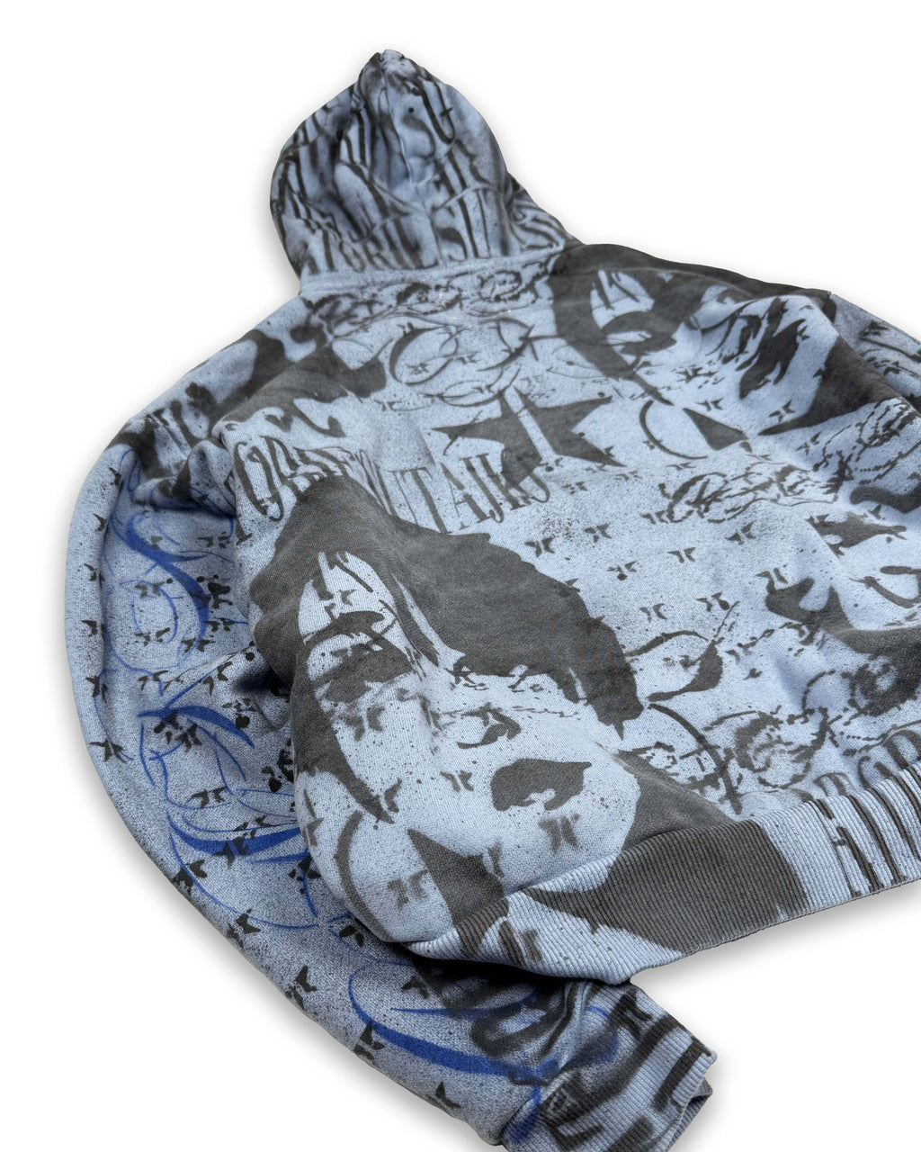 FCK U NEKO - Baby Blue Hoodie